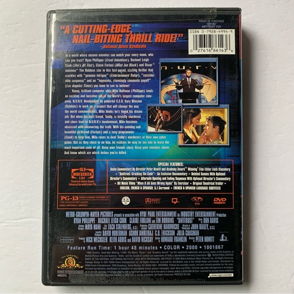 💜 Antitrust Special Edition DVD - Picture 2 of 3